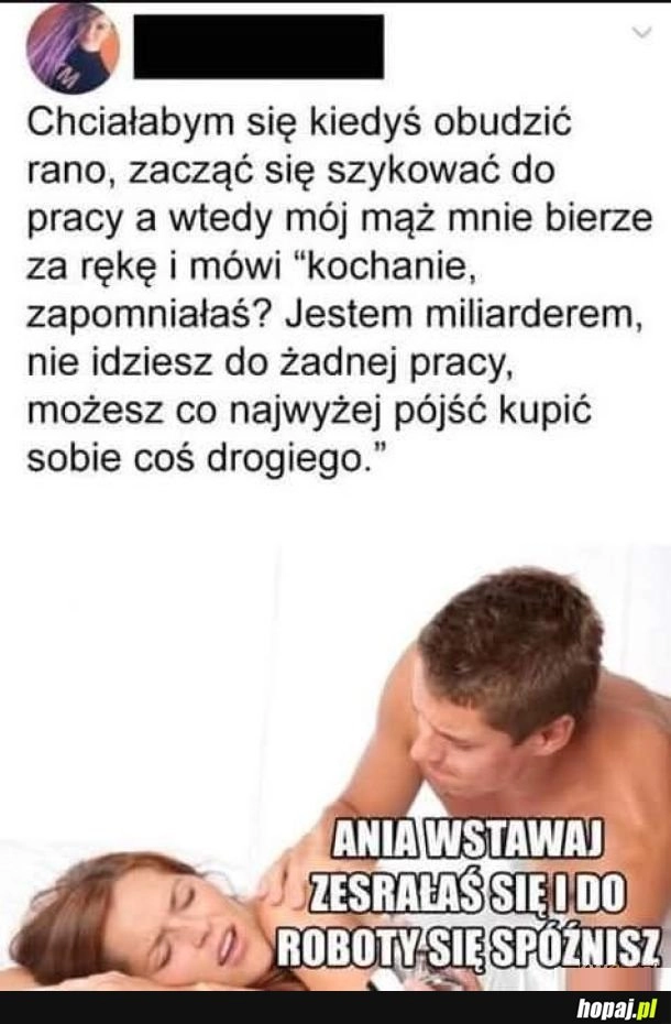 I tak by nie byla szczęśliwa
