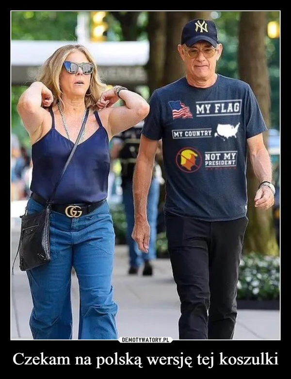 
    Czekam na polską wersję tej koszulki