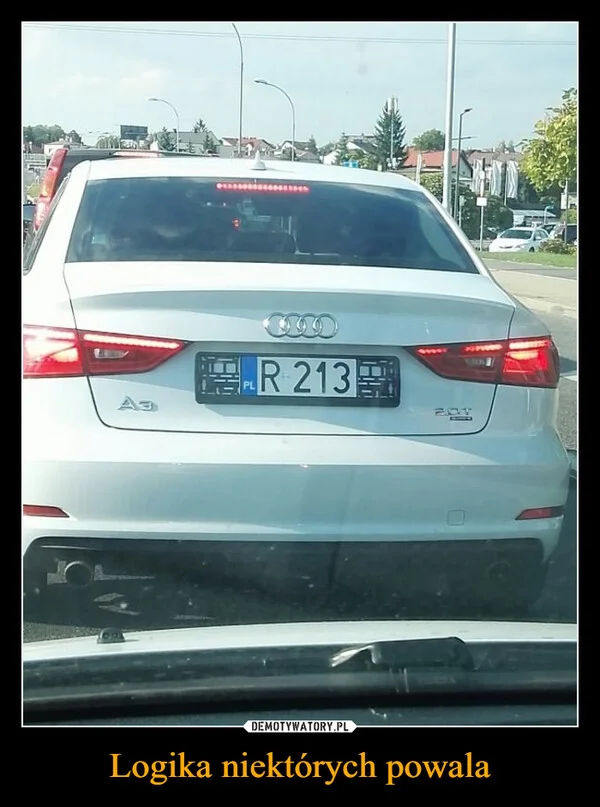 
    Logika niektórych powala