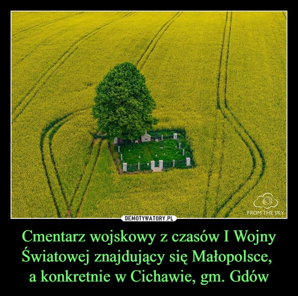 Cmentarz wojskowy z czasów I Wojny Światowej znajdujący się Małopolsce, 
a konkretnie w Cichawie, gm. Gdów