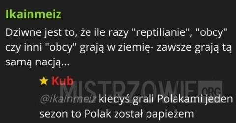 Dziwne jest to, że...