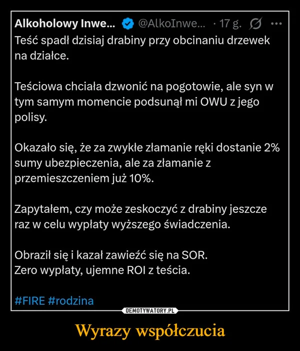 Wyrazy współczucia