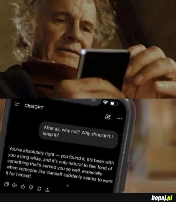 Chat GPT czy powinienem zatrzymać pierścień
