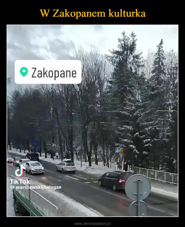 W Zakopanem kulturka