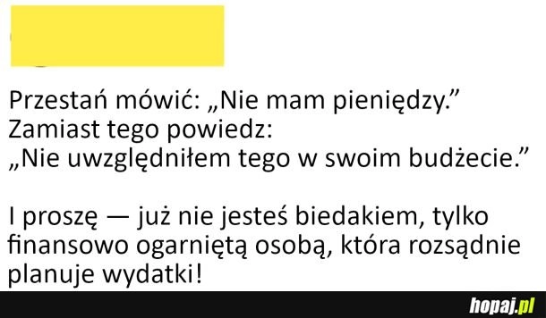 
    Kiedy budżet się nie spina