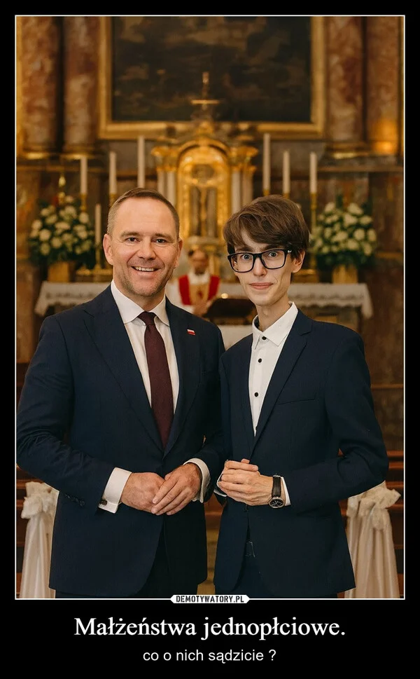 
    Małżeństwa jednopłciowe.