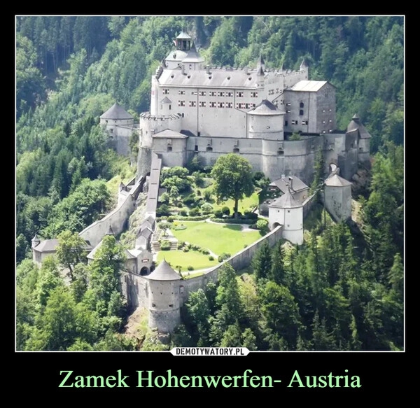 
    Zamek Hohenwerfen- Austria