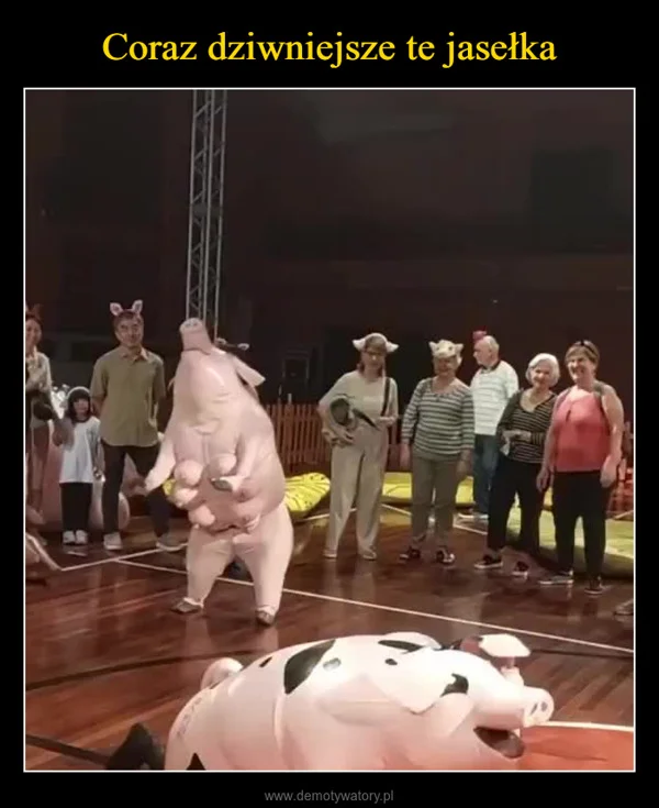 Coraz dziwniejsze te jasełka