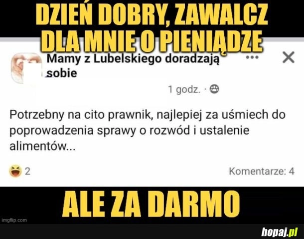 
    Dej pełnomicnika.