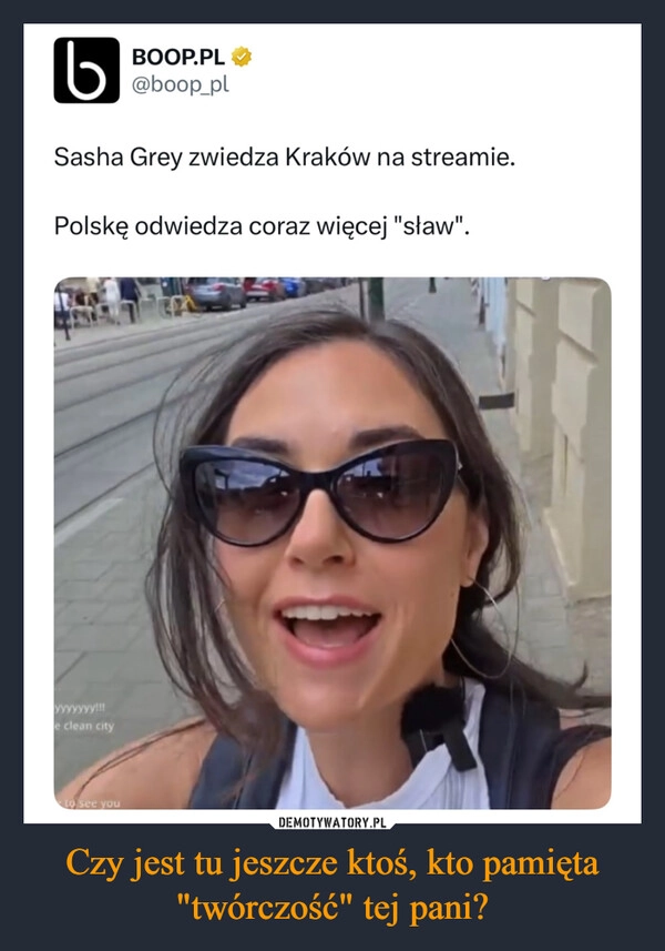 
    Czy jest tu jeszcze ktoś, kto pamięta "twórczość" tej pani?