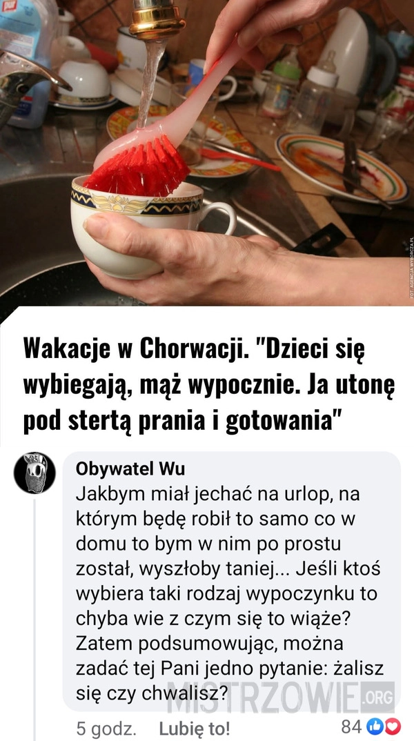 Sama chciała