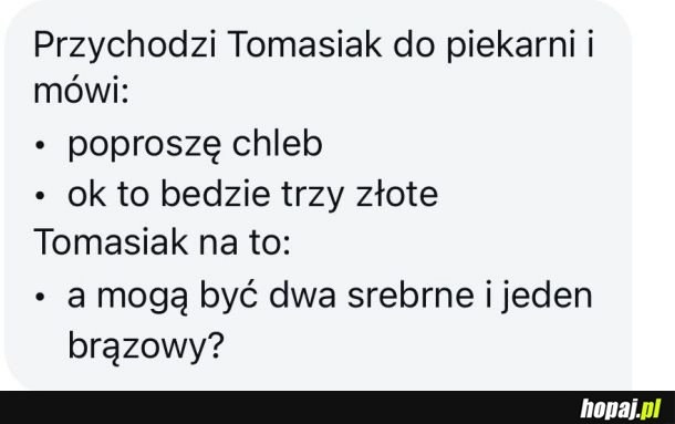 Kawał o Tomasiaku
