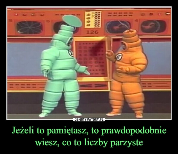 
    Jeżeli to pamiętasz, to prawdopodobnie wiesz, co to liczby parzyste