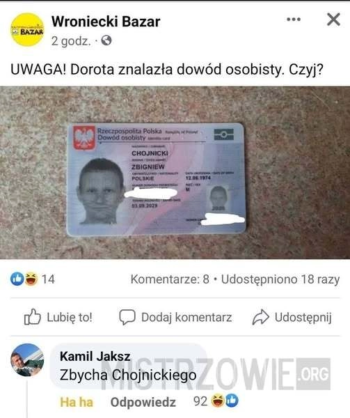 
    Jasnowidz jakiś czy co?
