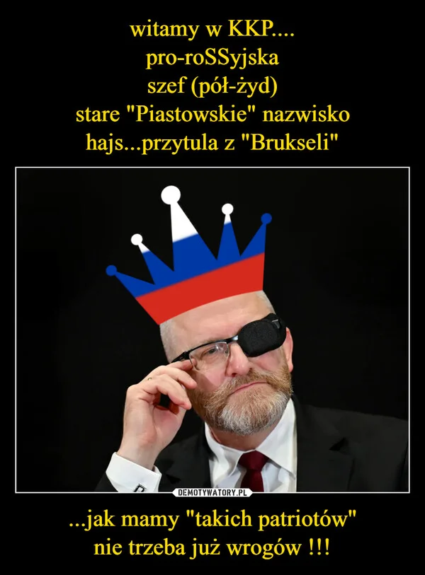 witamy w KKP.... pro-roSSyjska szef (pół-żyd) stare 
