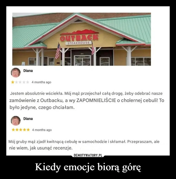 
    Kiedy emocje biorą górę