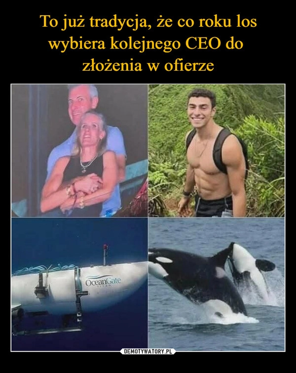 
    To już tradycja, że co roku los wybiera kolejnego CEO do 
złożenia w ofierze