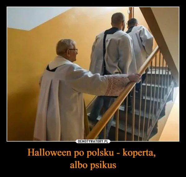 Halloween po polsku - koperta, albo psikus