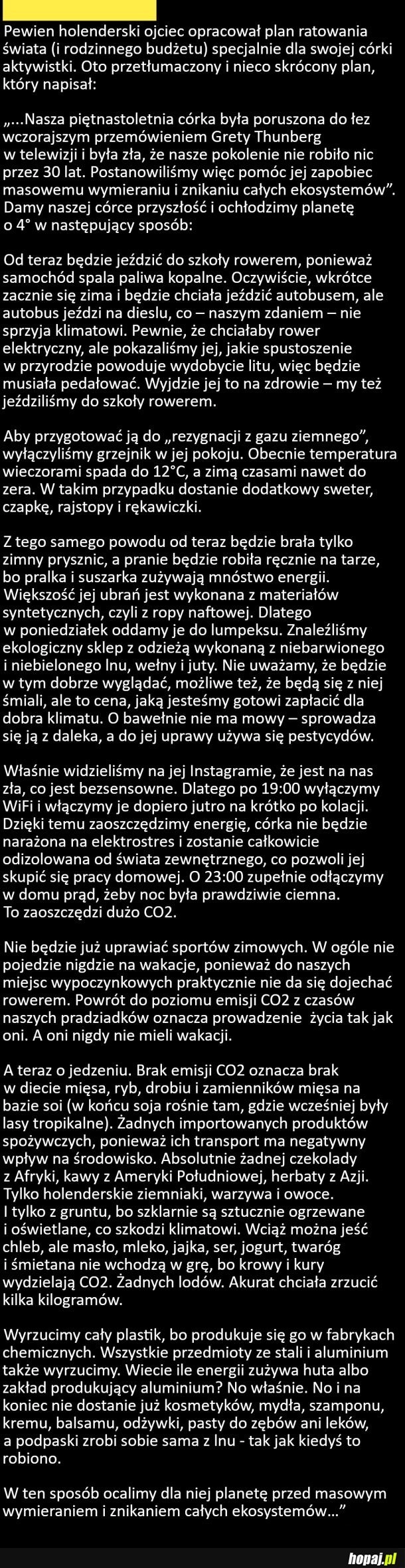 Plan ratowania świata
