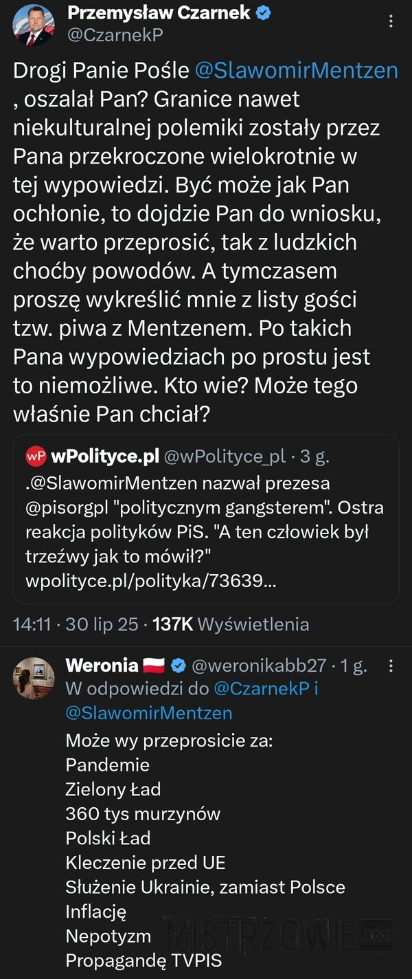 
    Polityczny gangster Kaczyński