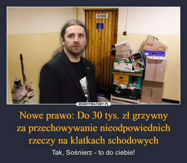 
    Nowe prawo: Do 30 tys. zł grzywny za przechowywanie nieodpowiednich rzeczy na klatkach schodowych