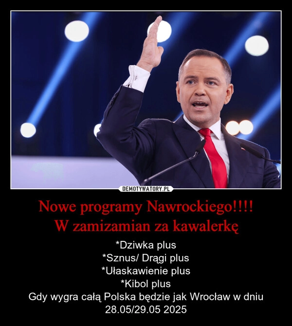 
    Nowe programy Nawrockiego!!!!
W zamizamian za kawalerkę