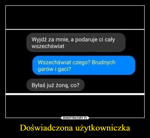 
    Doświadczona użytkowniczka