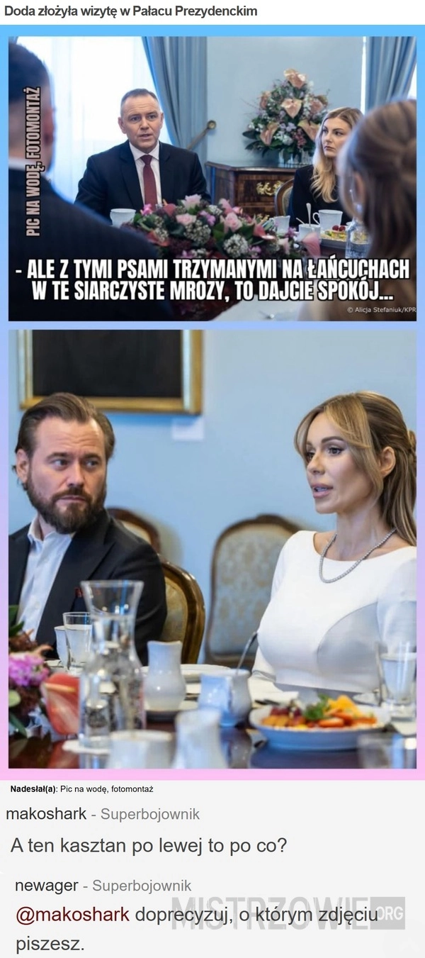 Doda złożyła wizytę w Pałacu Prezydenckim