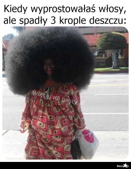 
    To tyle z prostych włosów 