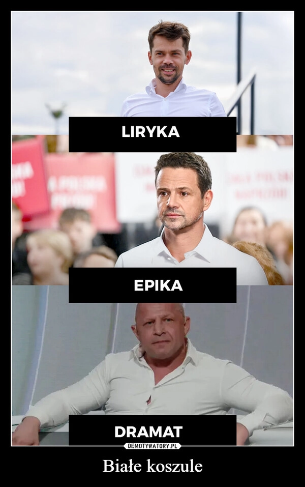 
    Białe koszule