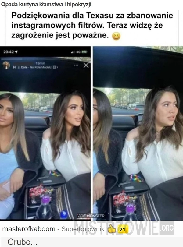
    
			Opada kurtyna kłamstwa i hipokryzji					