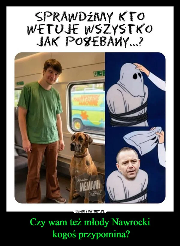 Czy wam też młody Nawrocki kogoś przypomina?