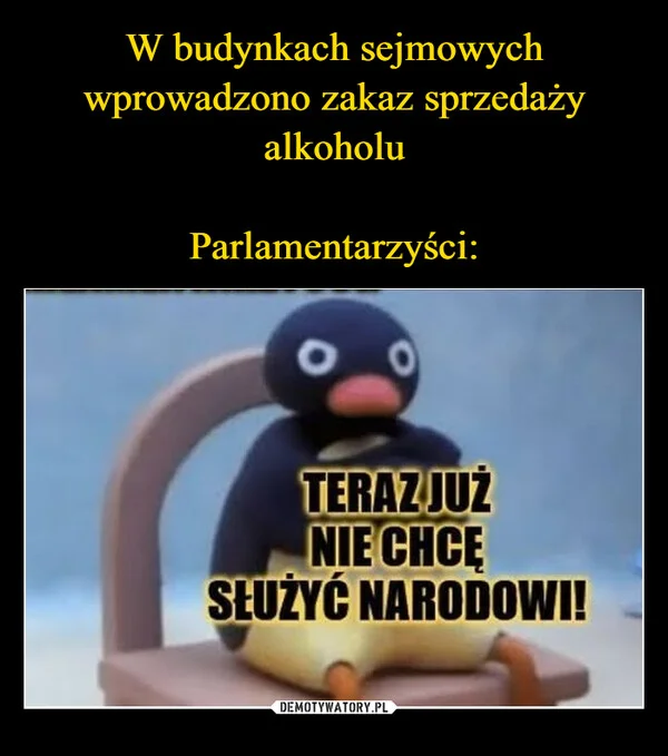 W budynkach sejmowych wprowadzono zakaz sprzedaży alkoholu Parlamentarzyści: