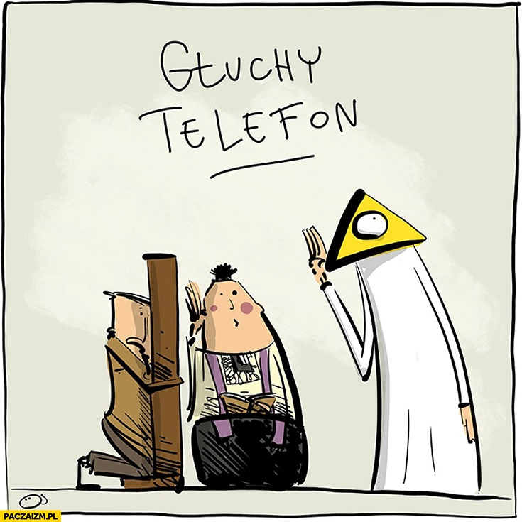 
    Głuchy telefon spowiedź ksiądz Bóg Skoq