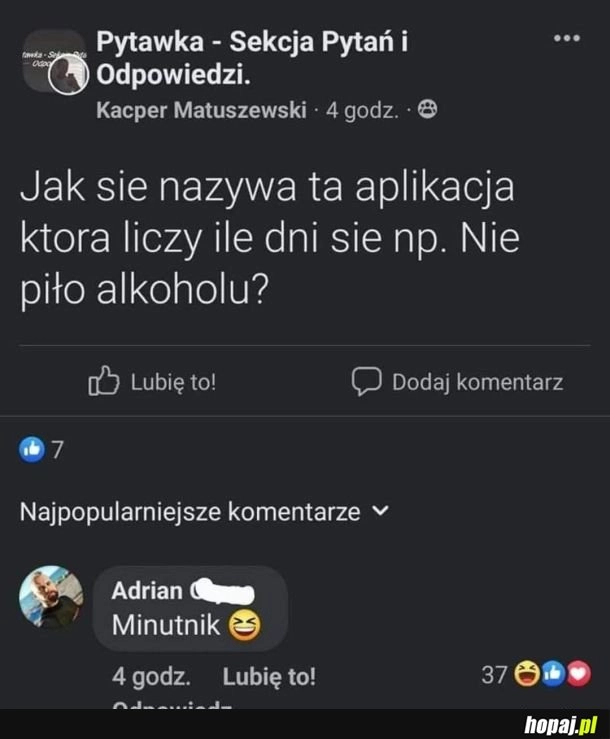 To potrzebujecie do tego aplikacji XD?