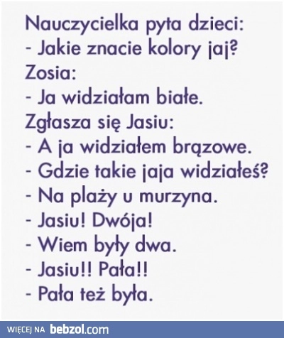 
    Nauczycielka pyta dzieci