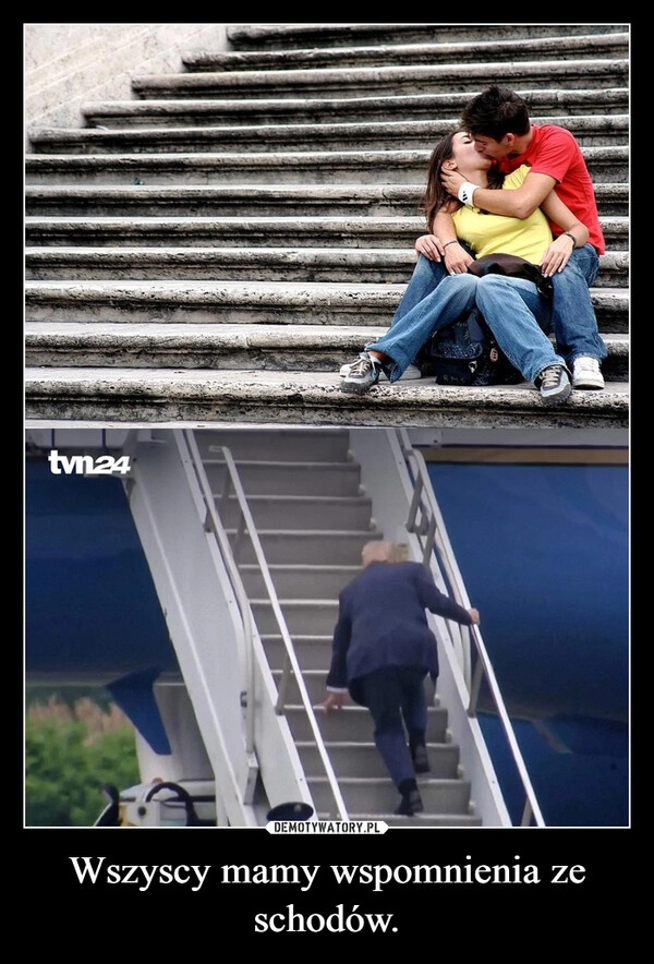 
    Wszyscy mamy wspomnienia ze schodów.