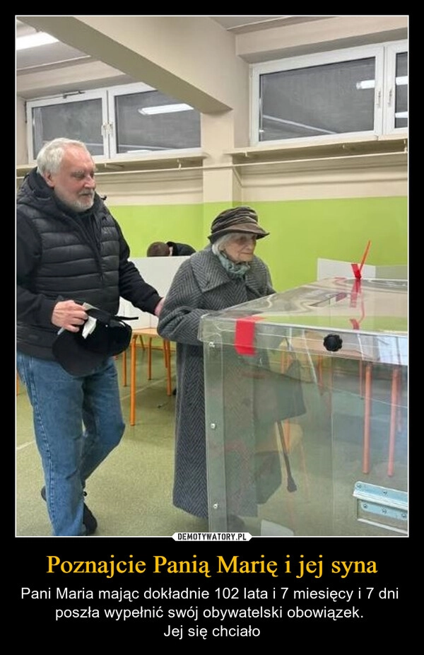 
    Poznajcie Panią Marię i jej syna