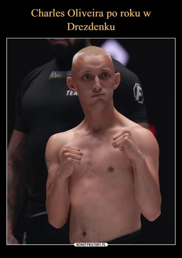 
    Charles Oliveira po roku w Drezdenku