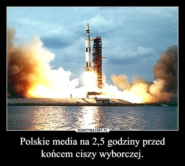
    Polskie media na 2,5 godziny przed końcem ciszy wyborczej.
