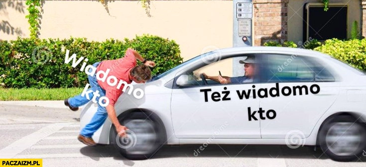 
    Wiadomo kto, też wiadomo kto Tomasz Hajto potrąca na pasach