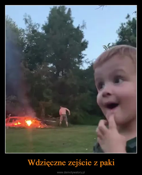 
    Wdzięczne zejście z paki