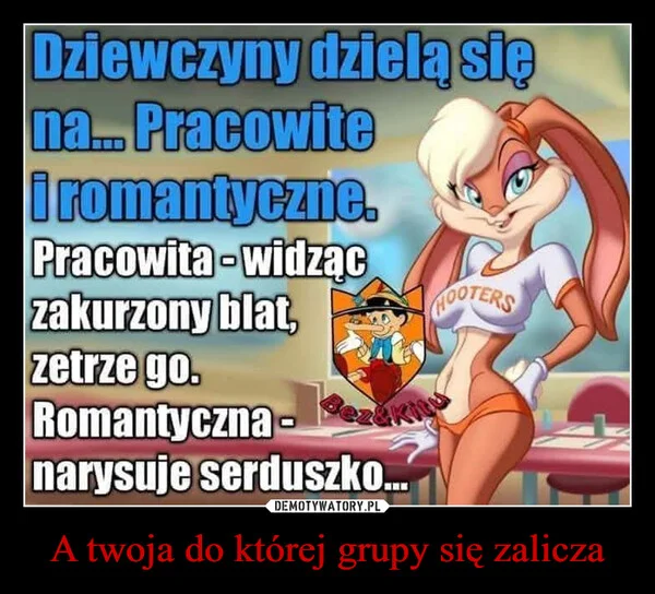 
    A twoja do której grupy się zalicza