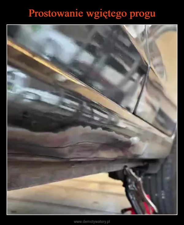 
    Prostowanie wgiętego progu