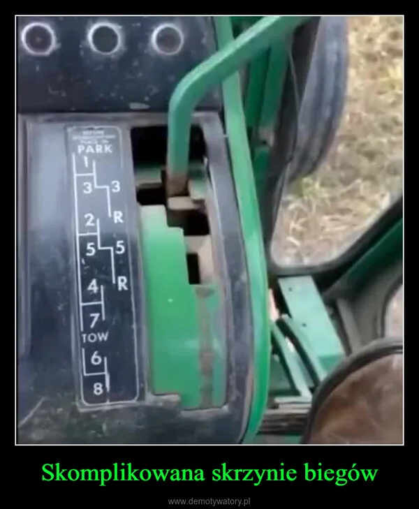 
    Skomplikowana skrzynie biegów