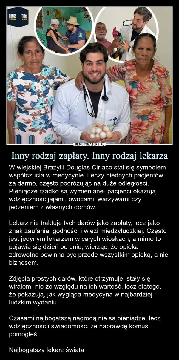 
    Inny rodzaj zapłaty. Inny rodzaj lekarza