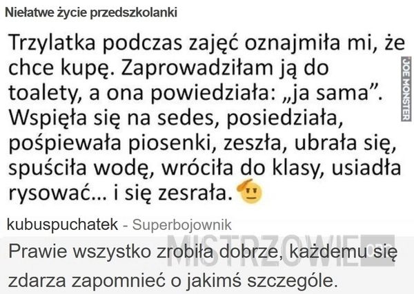 
    Niełatwe życie przedszkolanki