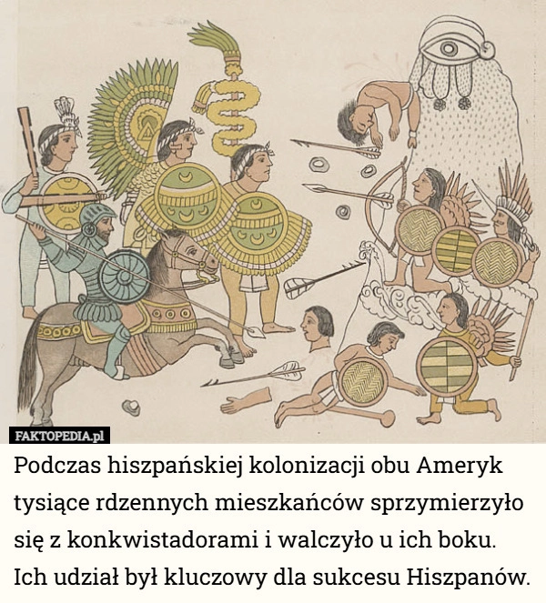 
    Podczas hiszpańskiej kolonizacji obu Ameryk tysiące rdzennych mieszkańców...