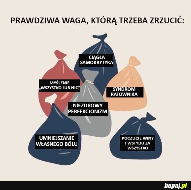 Obciążenie, które trzeba zrzucić