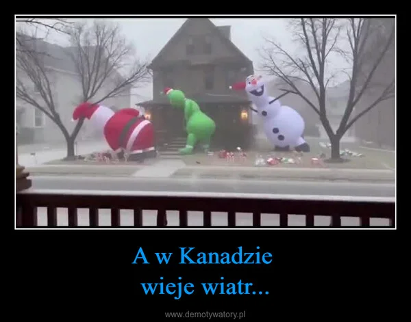 
    A w Kanadzie wieje wiatr...